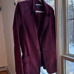Level 99 Women's Deep Burgundy Blazer